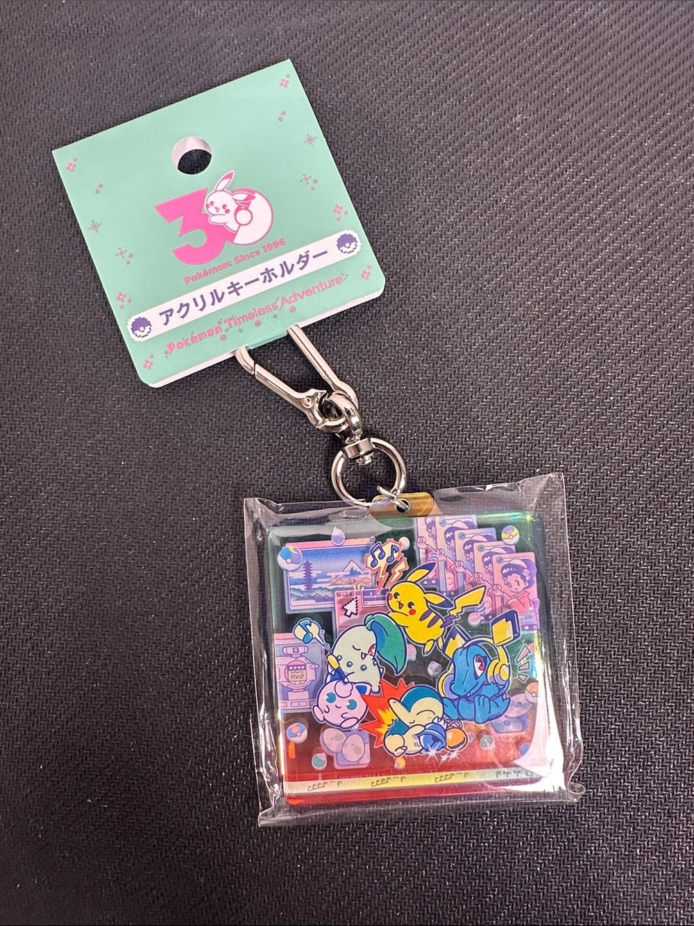 Pokémon Center Japan Gen 2 Johto 30th Anniversary Acrylic Keychain